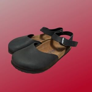 Birkenstock Messina size 42 RARE discontinued Mary Jane style black